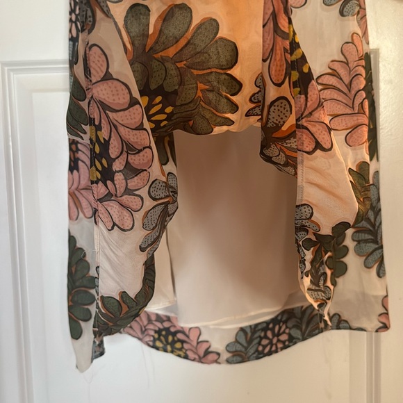 LOFT Floral Off the Shoulder Lined Maxi Dress - Picture 7 of 8